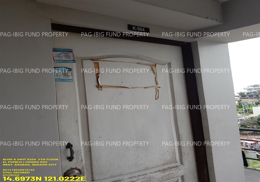 Image for Unit K504 5th Flr. K El Pueblo I Condo PH3 Bagbag, Quezon City, NCR, Second District, 1116