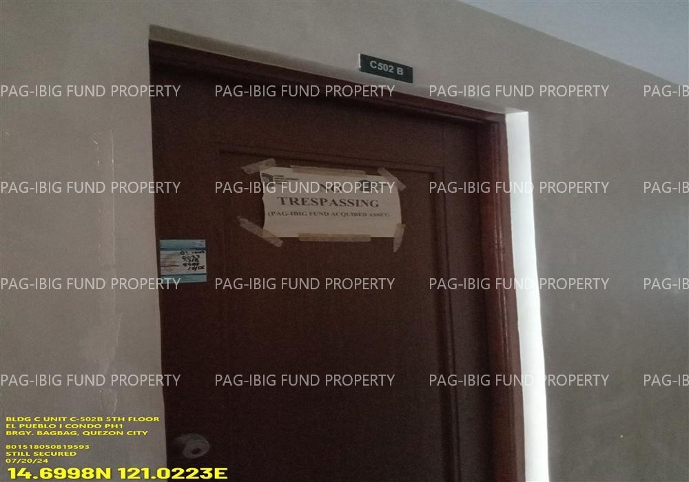 Image for Unit C502B 5th Flr. C El Pueblo I Condo PH 1 Bagbag, Quezon City, NCR, Second District, 1116