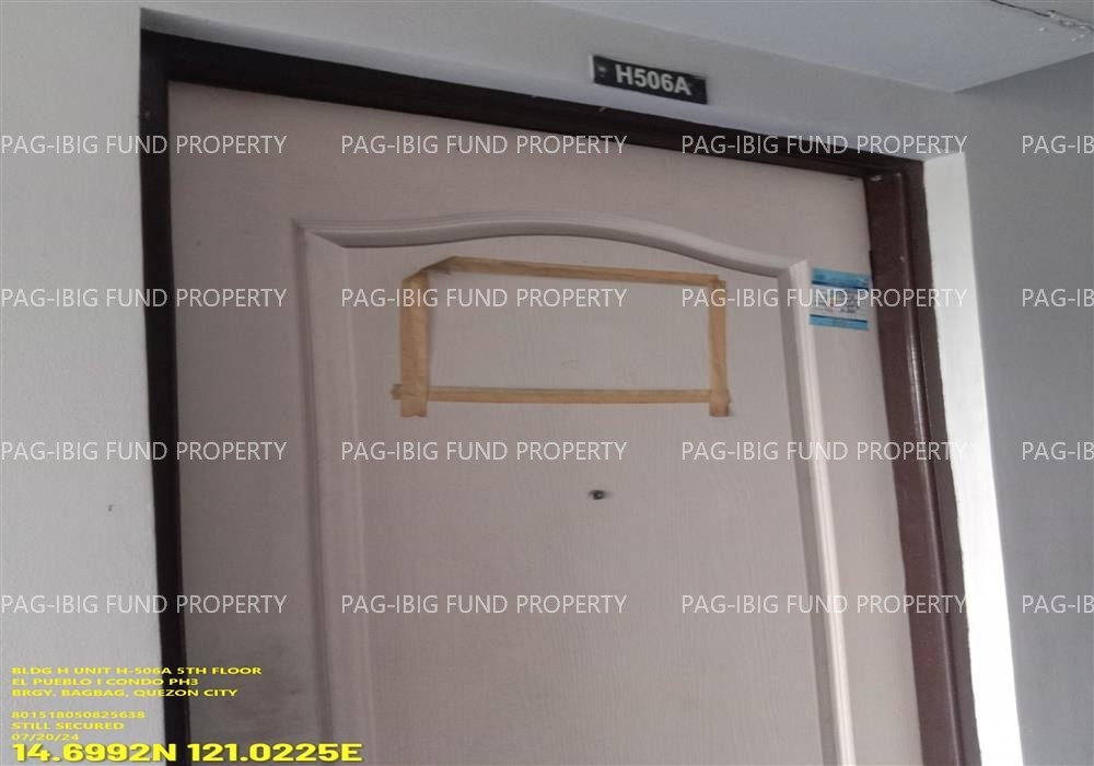 Image for Unit H506A 5th Flr. H El Pueblo I Condo PH3 Bagbag, Quezon City, NCR, Second District, 1116