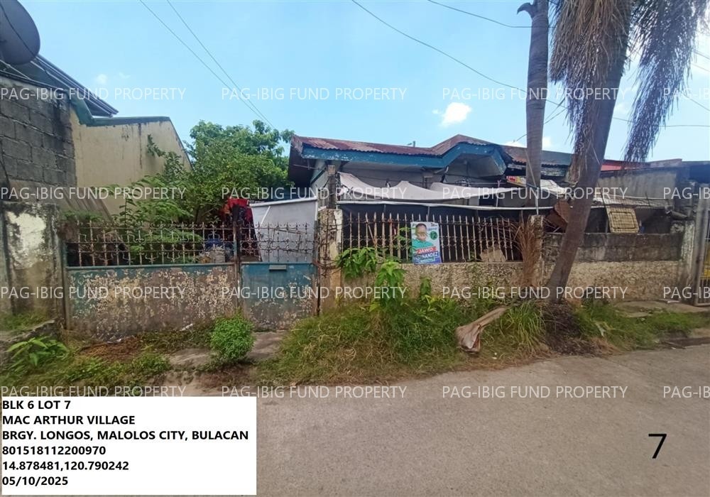Image for Lot 07 Blk. 06 Mac Arthur Village Longos, Malolos City, Bulacan, 3000