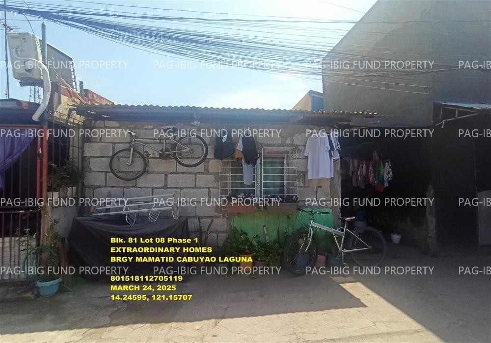 Image for Lot 08 Blk. 81 Phase 1 Extraordinary Homes Mamatid, Cabuyao, Laguna, 4025