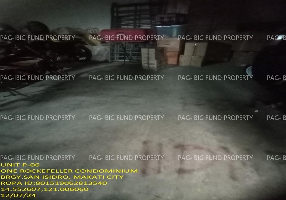 Image for Unit P-06 Parking Lot Flr. One Rockefeller Condominium San Isidro, Makati City, NCR, Fourth District, 1210