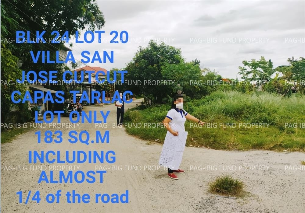 Image for Lot 20 Blk. 24 Villa San Jose Subdivision Cutcut 1st, Capas, Tarlac, 2315