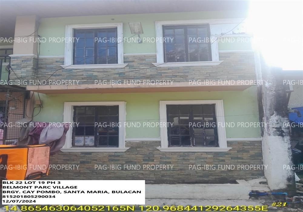 Image for Lot 19 Blk. 22 Phase 3 Belmont Parc Village Cay Pombo, Santa Maria, Bulacan, 3022