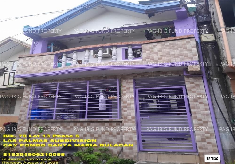 Image for Lot 13 Blk. 79 Phase 5 Las Palmas Subdivision Cay Pombo, Santa Maria, Bulacan, 3022