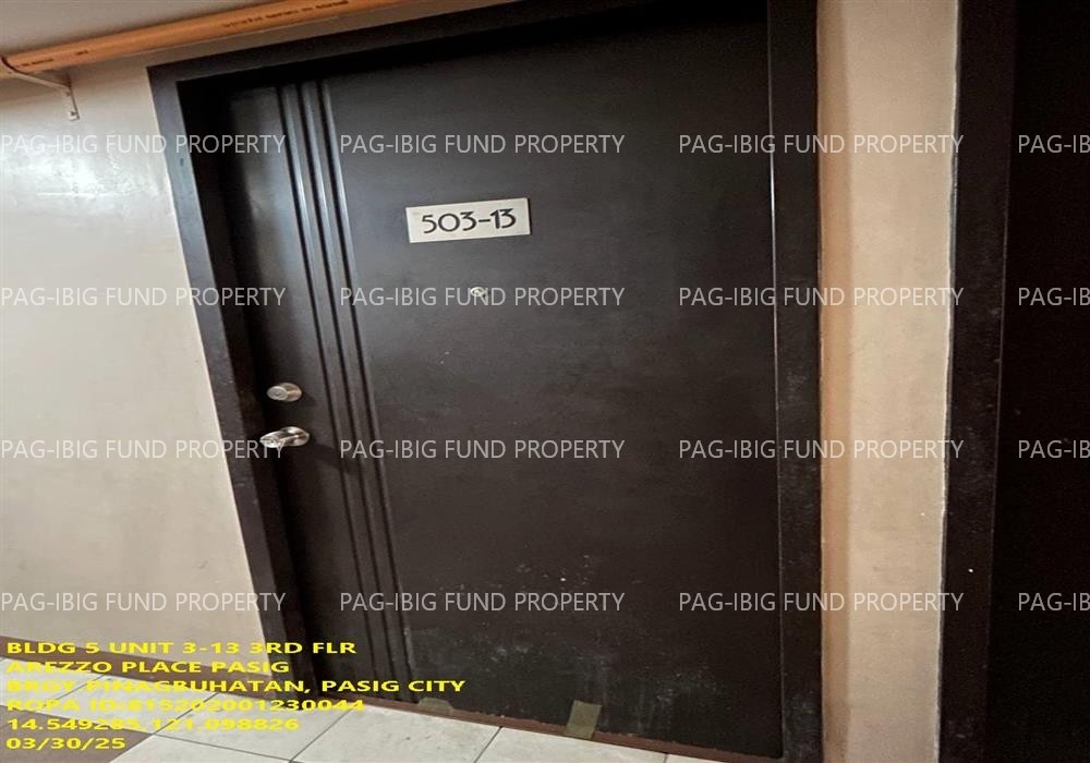Image for Unit 3-13 3rd Flr. 5 Arezzo Place Phase 1 Pinagbuhatan, Pasig City, NCR, Second District, 1602