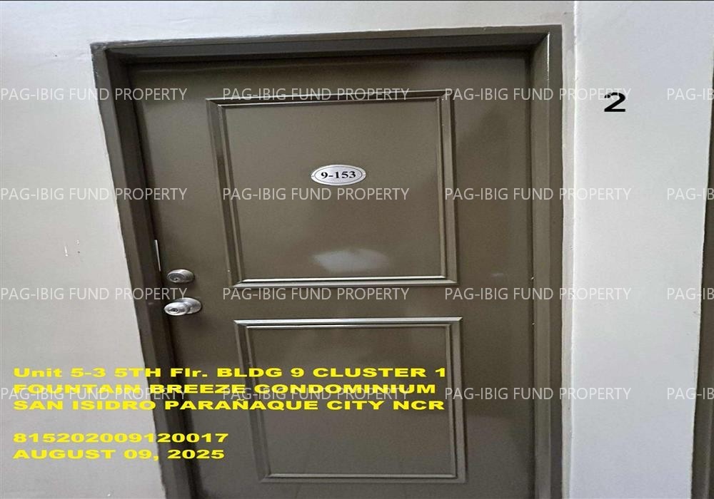 Image for Unit 5-3 5th Flr. Bldg 9 Cluster 1 Fountain Breeze Condominium San Isidro, Parañaque City, NCR, Fourth District, 1700
