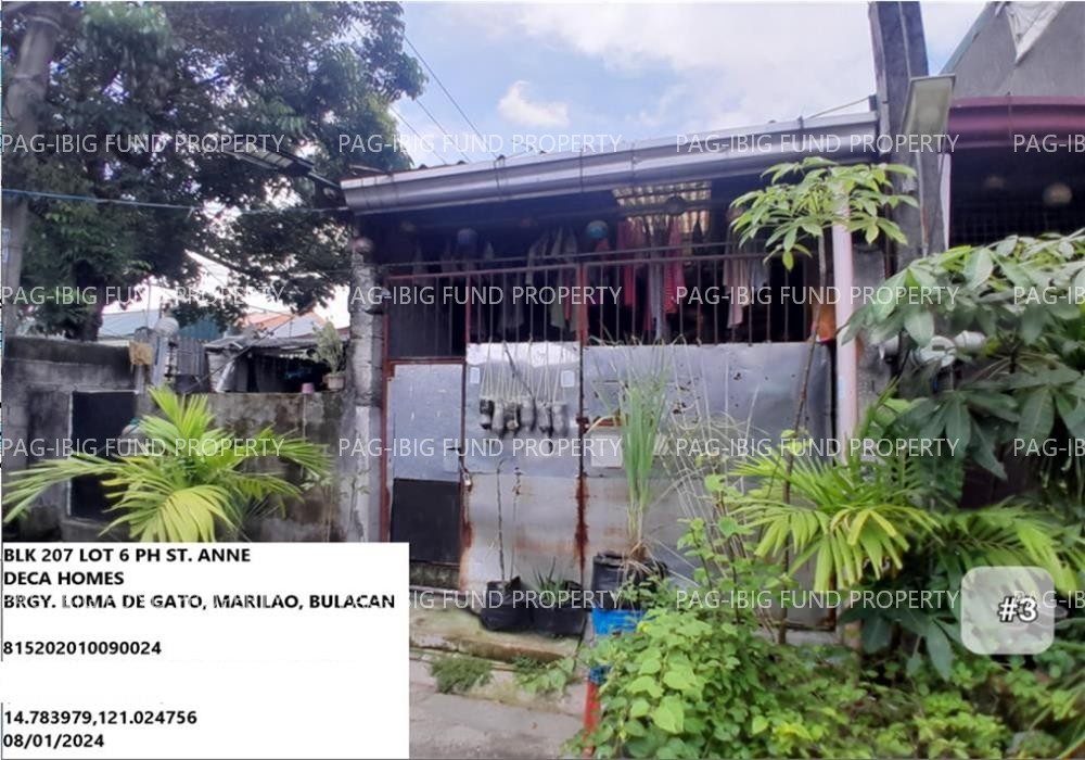 Image for Lot 6 Blk. 207 Phase St. Anne Deca Homes Loma De Gato, Marilao, Bulacan, 3019