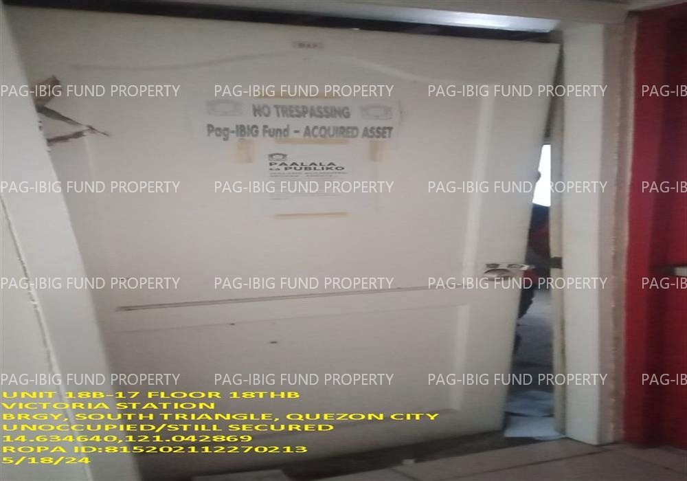 Image for Unit 18B-17 18THB Flr. Victoria Station South Triangle, Quezon City, NCR, Second District, 1103