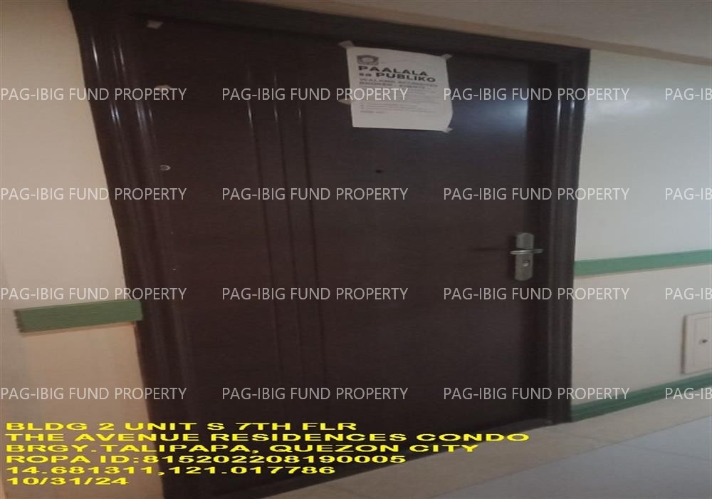 Image for Unit S 7th Flr. 2 the Avenue Residences Condominium Talipapa, Quezon City, NCR, Second District, 1116
