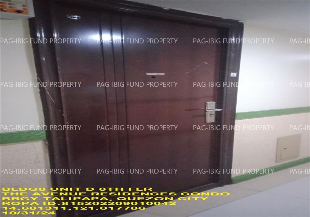 Image for Unit D 8th Flr. the Avenue Residences (Building 8) Talipapa, Quezon City, NCR, Second District, 1116