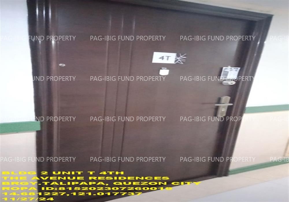 Image for Unit T 4th Flr. 2 the Avenue Residences Condominium Talipapa, Quezon City, NCR, Second District, 1116