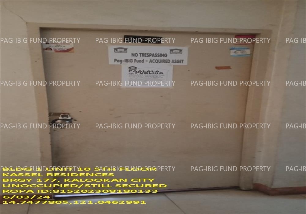 Image for Unit 10 5th Flr. 1 Kassel Residences Barangay 177, Kalookan City, NCR, Third District, 1424