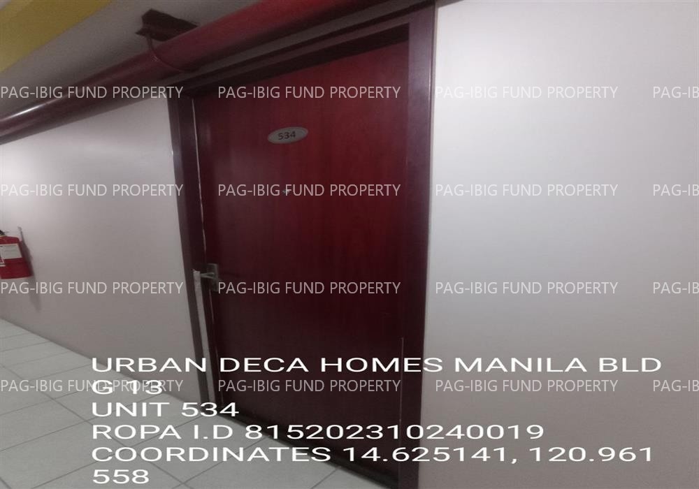 Image for Unit 5F-34 5th Flr. 13-Q75 Urban Deca Homes Manila (Building 13) Barangay 94, Tondo I/II, NCR, City of Manila, First District, 1012