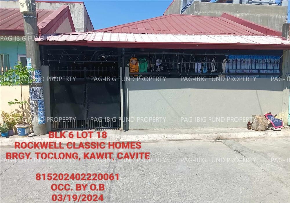 Image for Lot 18 Blk. 6 Rockwell Classic Homes Toclong, Kawit, Cavite, 4104