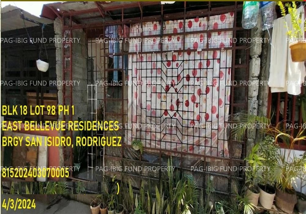 Image for Lot 98 Blk. 18 Phase 1 East Bellevue Residences San Isidro, Rodriguez (Montalban), Rizal, 1860