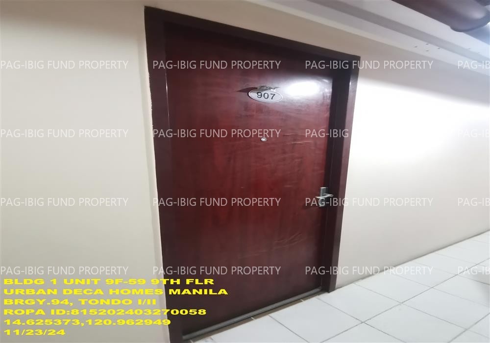 Image for Unit 9F-7 9th Flr. 1-Q75 Urban Deca Homes Manila (Building 1, 2, 3) Barangay 94, Tondo I/II, NCR, City of Manila, First District, 1012