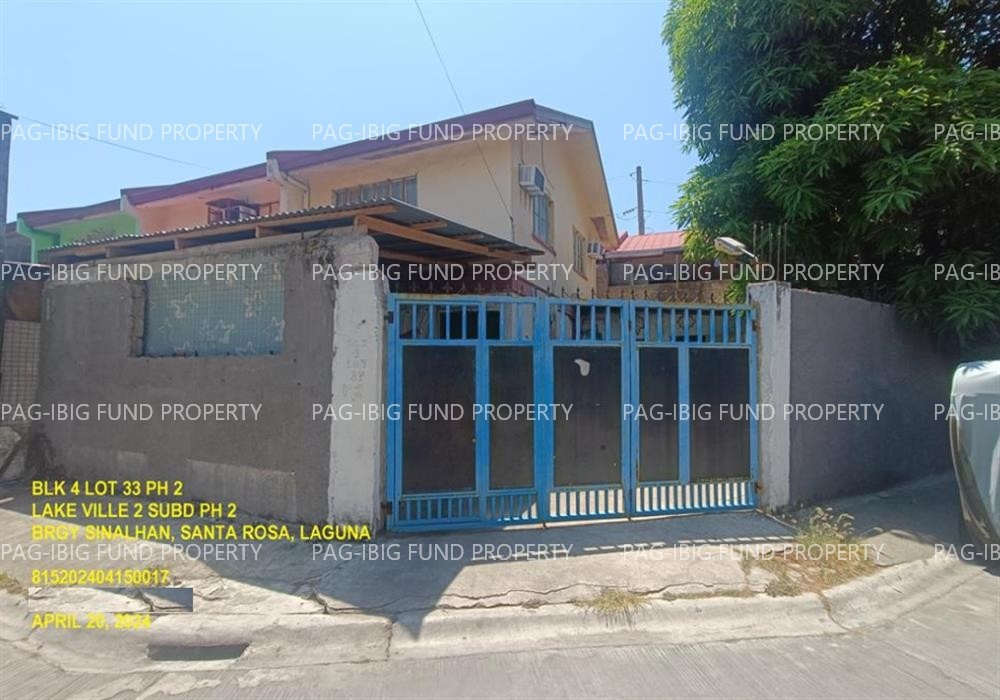 Image for Lot 33 Blk. 4 Phase 2 Lake Ville 2 Subdivision Sinalhan, Santa Rosa City, Laguna, 4026