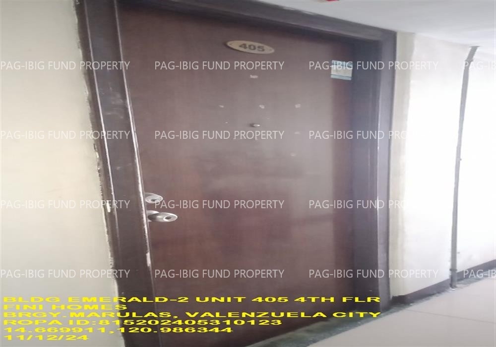 Image for Unit 405 4th Flr. Emerald-2 80 Ramon Delfin Fini Homes Marulas, Valenzuela City, NCR, Third District, 1440