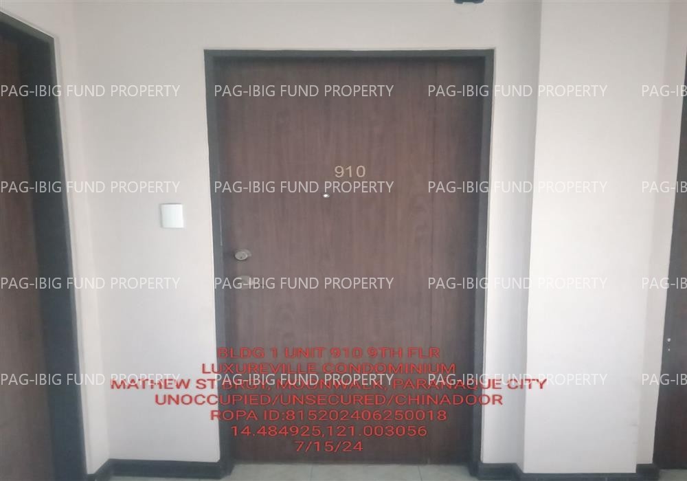 Image for Unit 910 9th Flr. 1 Mathew St. Luxureville Condominium Moonwalk, Parañaque City, NCR, Fourth District, 1709