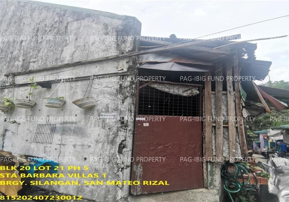 Image for Lot 21 Blk. 20 Phase 5 Sta Barbara Villas I Silangan, San Mateo, Rizal, 1850