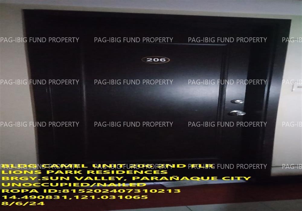 Image for Unit 206 2nd Flr. Camel Lions Park Residences Sun Valley, Parañaque City, NCR, Fourth District, 1700