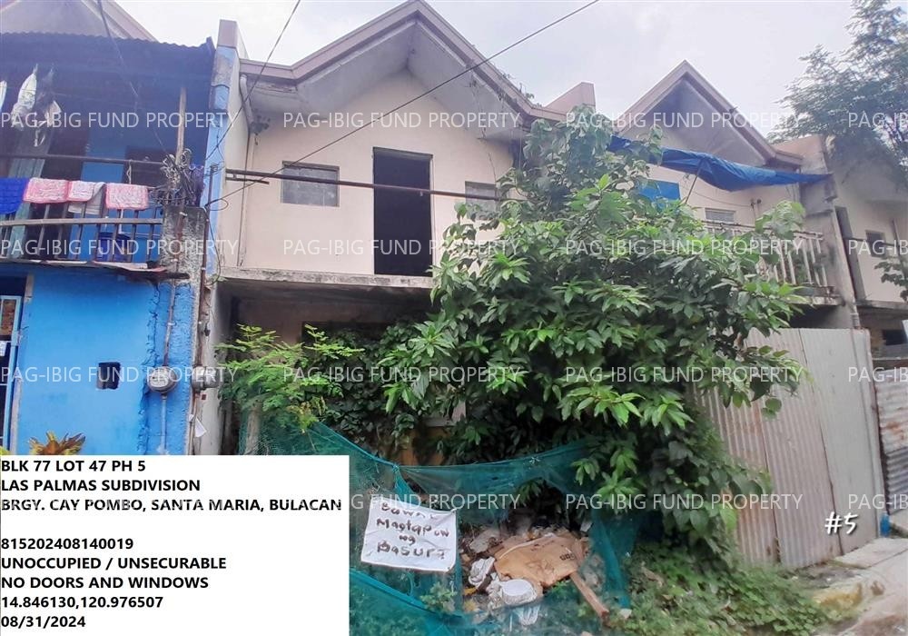 Image for Lot 47 Blk. 77 Phase 5 Las Palmas Subdivision Cay Pombo, Santa Maria, Bulacan, 3022