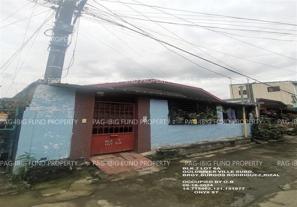 Image for Lot 6A Blk. 7 Goldriver Ville Subd Burgos, Rodriguez (Montalban), Rizal, 1860