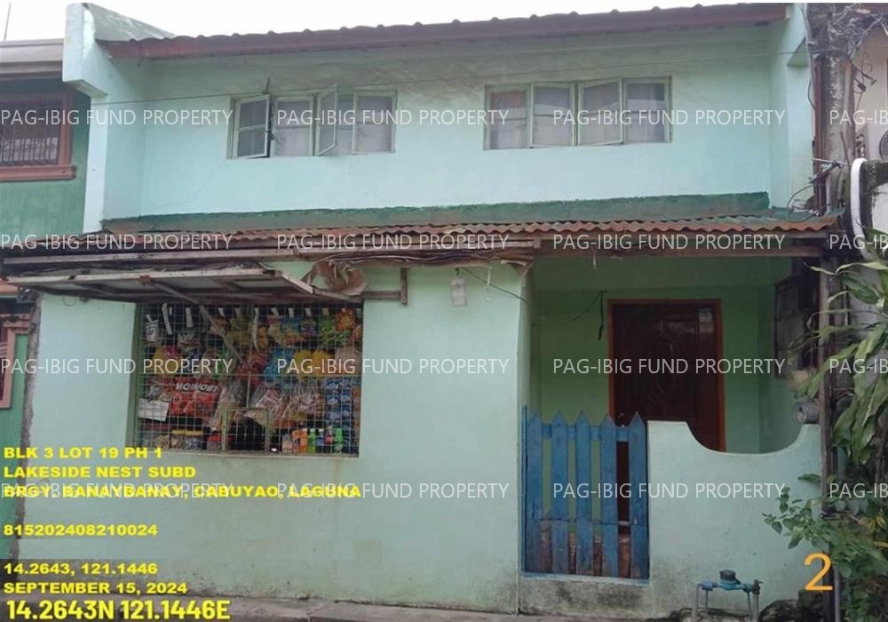 Image for Lot 19 Blk. 3 Phase 1 Lakeside Nest Subd Banaybanay, Cabuyao, Laguna, 4025