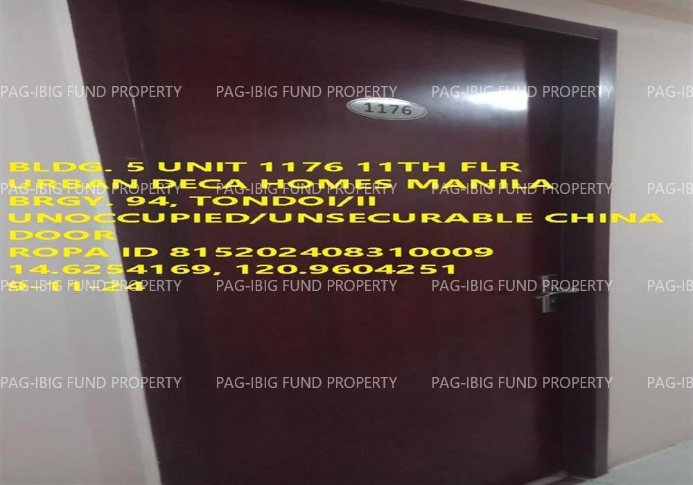 Image for Unit 11F-76 11th Flr. 5-Q75 Urban Deca Homes Manila Barangay 94, Tondo I/II, NCR, City of Manila, First District, 1012