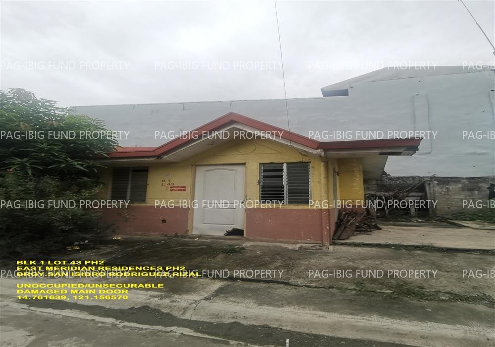 Image for Lot 43 Blk. 1 Phase 2 East Meridian Residences San Isidro, Rodriguez (Montalban), Rizal, 1860