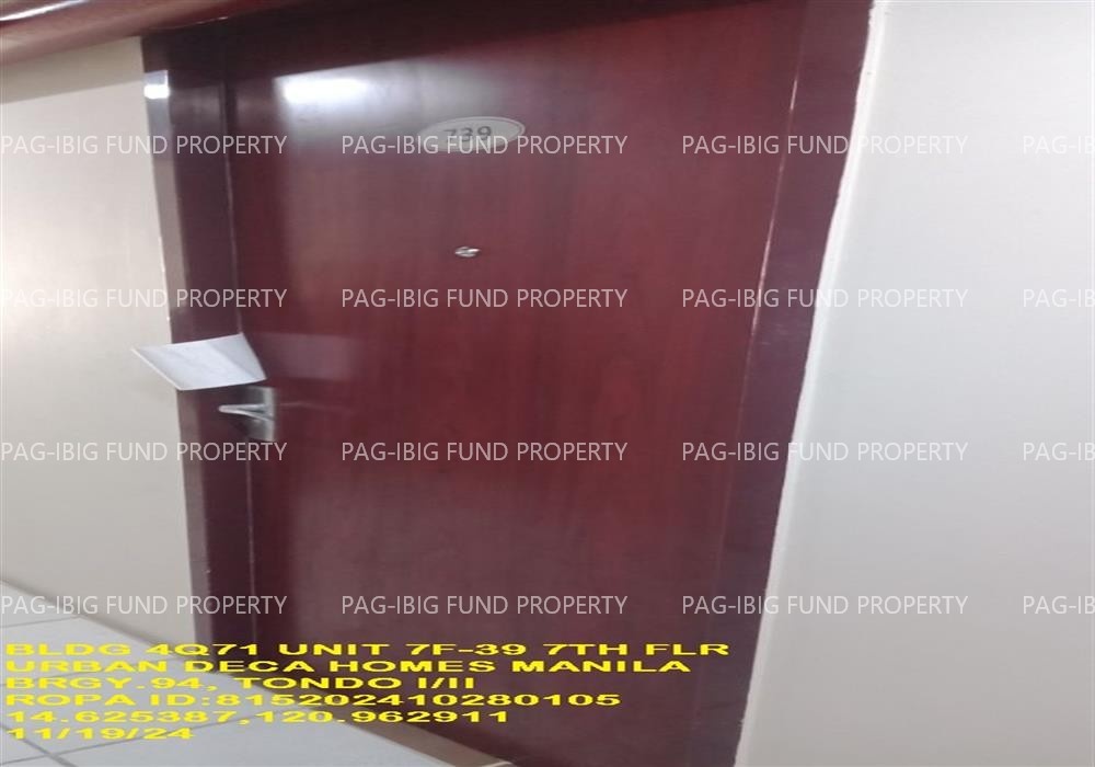 Image for Unit 7F-39 7th Flr. 4-Q71 Urban Deca Homes Manila (Bldg 4) Barangay 94, Tondo I/II, NCR, City of Manila, First District, 1012