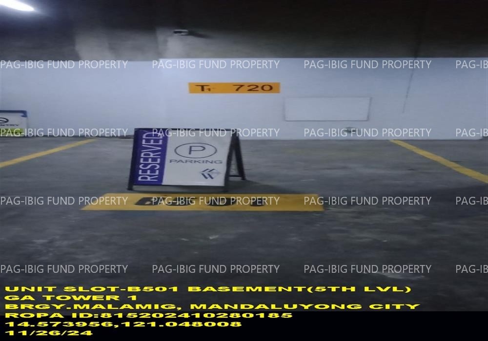 Image for Unit B501 Basement (5th Level) Ga Tower I Malamig, Mandaluyong City, NCR, Second District, 1550