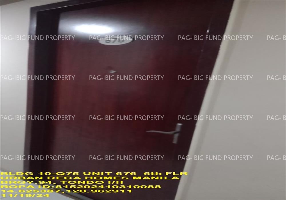 Image for Unit 6F-76 6th Flr. 10-Q75 Urban Deca Homes Manila Barangay 94, Tondo I/II, NCR, City of Manila, First District, 1012