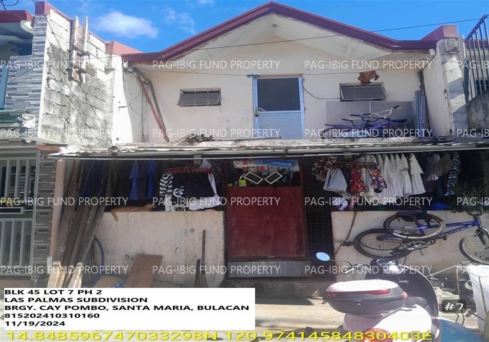 Image for Lot 7 Blk. 45 Las Palmas Subdivision Cay Pombo, Santa Maria, Bulacan, 3022