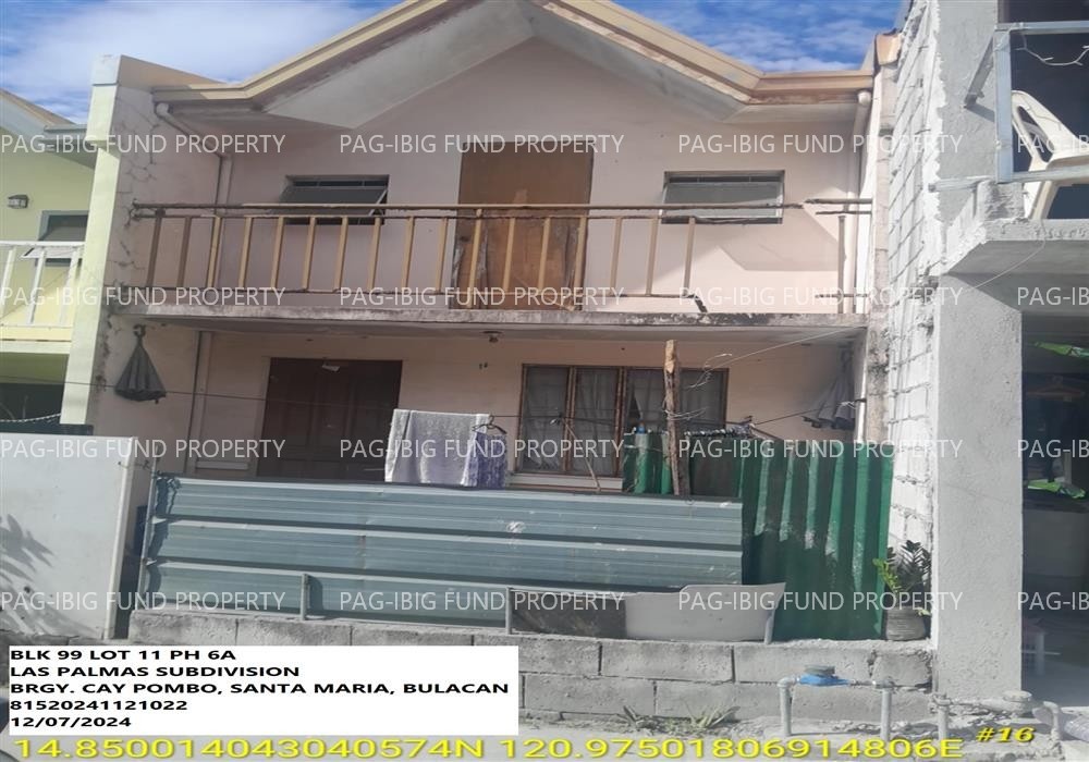 Image for Lot 11 Blk. 99 Phase 6A Las Palmas Subdivision Cay Pombo, Santa Maria, Bulacan, 3022