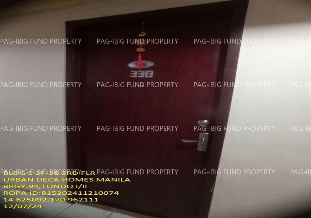 Image for Unit 3F-38 3rd Flr. 5-Q75 Urban Deca Homes Manila Barangay 94, Tondo I/II, NCR, City of Manila, First District, 1012