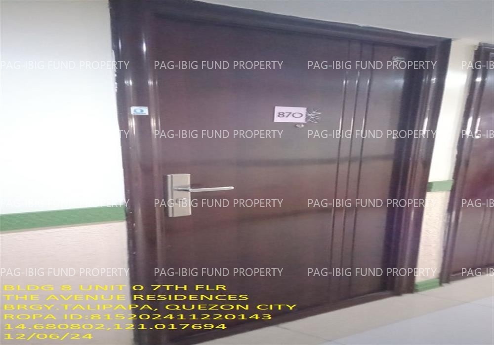 Image for Unit O 7th Flr. the Avenue Residences Condominium Talipapa, Quezon City, NCR, Second District, 1116