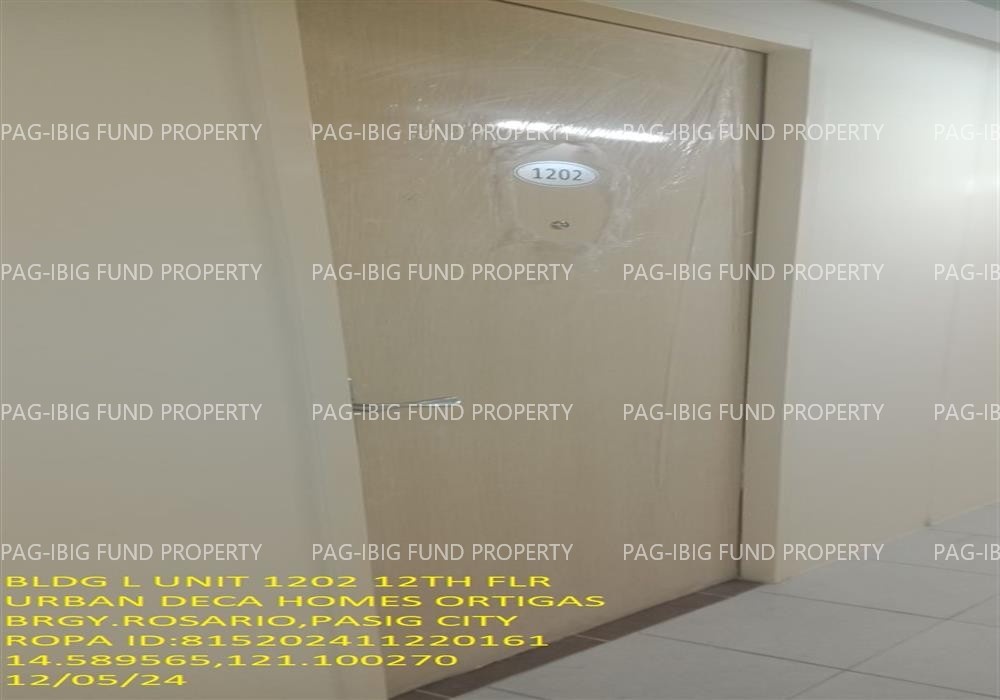 Image for Unit 1202 12th Flr. L Urban Deca Homes Ortigas Bldg Q, R and L Rosario, Pasig City, NCR, Second District, 1609
