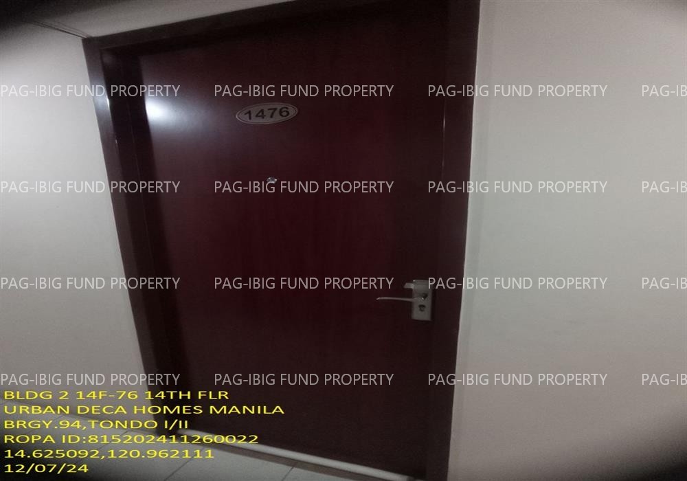 Image for Unit 14F-76 14th Flr. 2-Q75 Urban Deca Homes Manila Barangay 94, Tondo I/II, NCR, City of Manila, First District, 1012