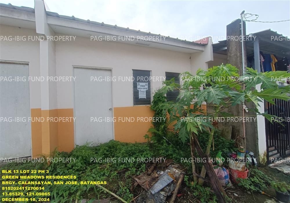Image for Lot 22 Blk. 13 Phase 3 Green Meadows Residences Calansayan, San Jose, Batangas, 4227