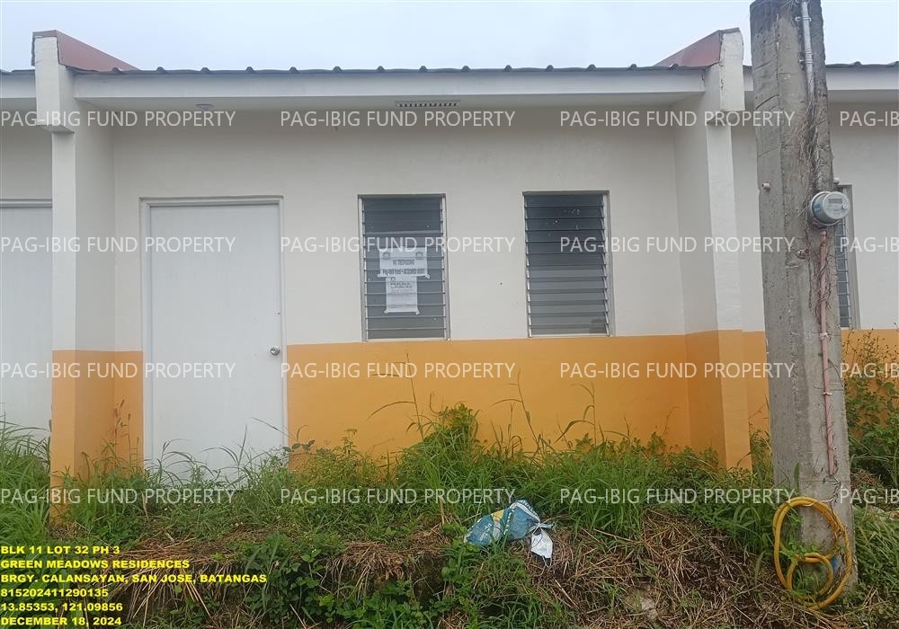 Image for Lot 32 Blk. 11 Phase 3 Green Meadows Residences Calansayan, San Jose, Batangas, 4227