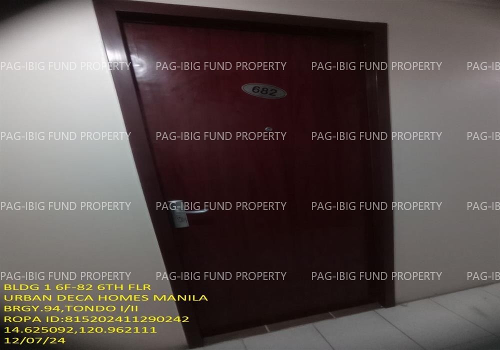 Image for Unit 6F-82 6th Flr. 1-Q75 Urban Deca Homes Manila Barangay 94, Tondo I/II, NCR, City of Manila, First District, 1012