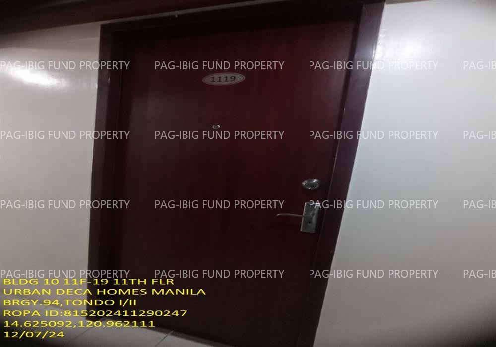 Image for Unit 11F-19 11th Flr. 10-Q75 Urban Deca Homes Manila Barangay 94, Tondo I/II, NCR, City of Manila, First District, 1012