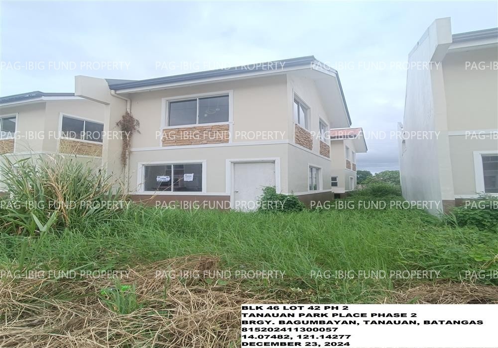 Image for Lot 42 Blk. 46 Tanauan Park Place Phase 2 Bagumbayan, Tanauan City, Batangas, 4232