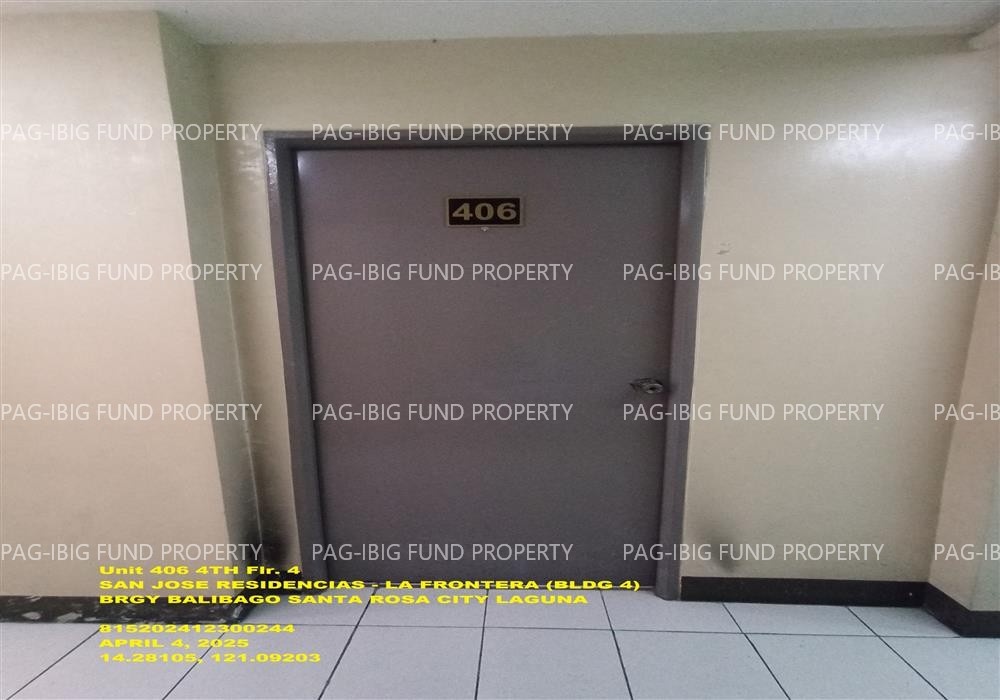Image for Unit 406 4th Flr. 4-La Frontera San Jose Residencias - La Frontera (Bldg 4) Balibago, Santa Rosa City, Laguna, 4026
