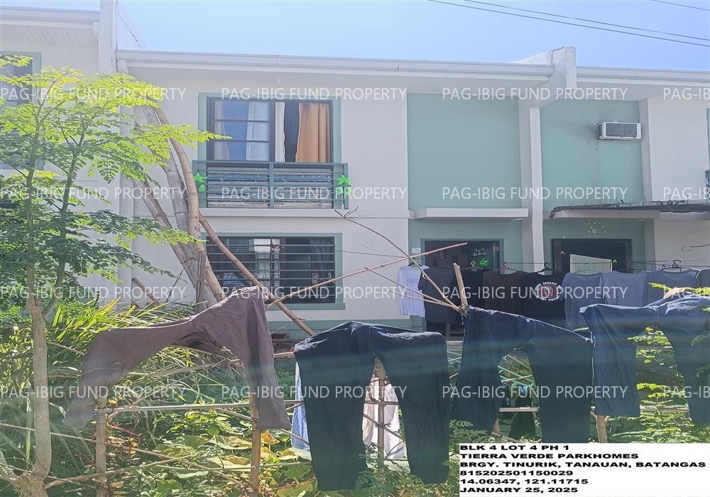 Image for Lot 4 Blk. 4 Tierra Verde Parkhomes Phase I Tinurik, Tanauan City, Batangas, 4232