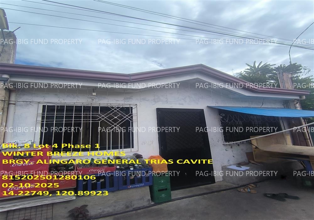 Image for Lot 4 Blk. 8 Phase 1 Winter Breeze Homes Alingaro, General Trias, Cavite, 4107