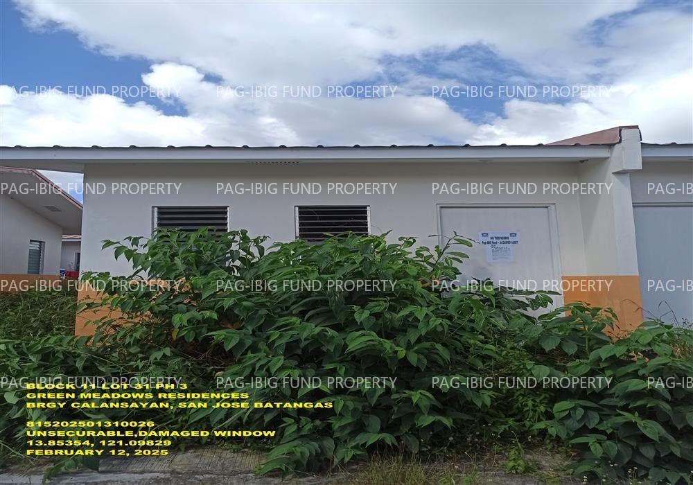 Image for Lot 31 Blk. 11 Phase 3 Green Meadows Residences Calansayan, San Jose, Batangas, 4227