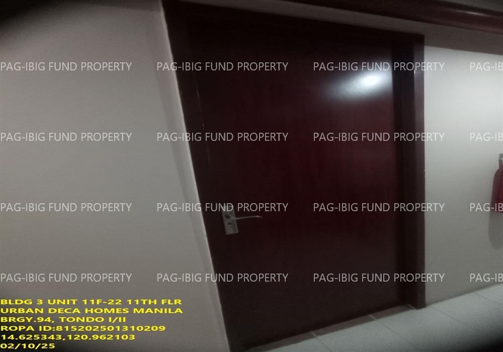 Image for Unit 11F-22 11th Flr. 3-Q75 Urban Deca Homes Manila Barangay 94, Tondo I/II, NCR, City of Manila, First District, 1012